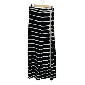 Marimekko For Target Black White Bold Pattern Wide Leg Flowy Pants Medium